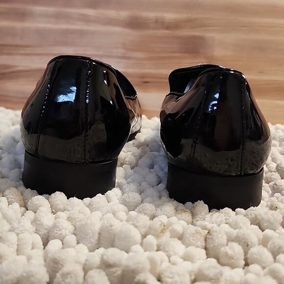 BP BLACK PATENT FAUX LEATHER LOAFERS MENS SIZE 7.5 NWOB - Picture 14 of 16